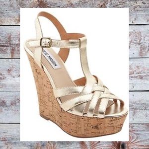 💠Steve Madden wildness wedge gold💠